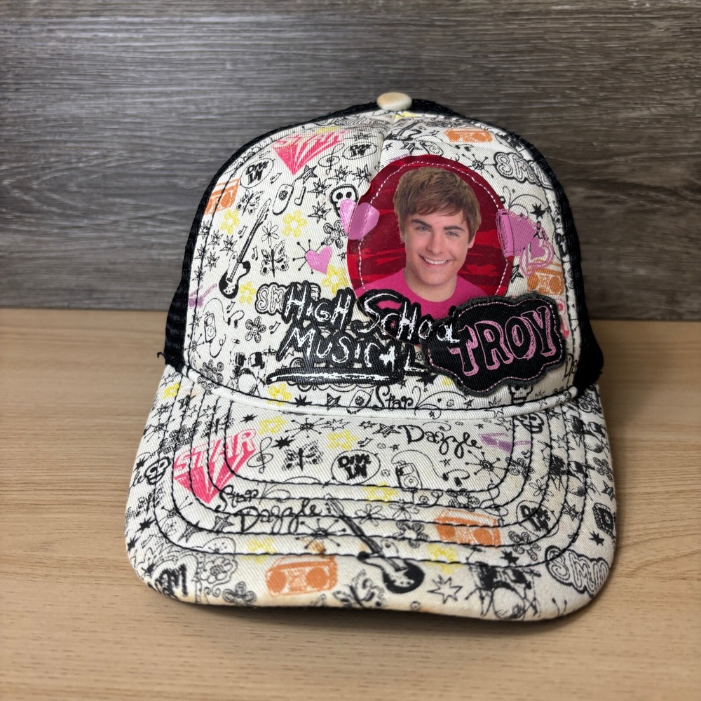 High School Musical Hat Cap Snap‎ Back Womens Trucker Print
